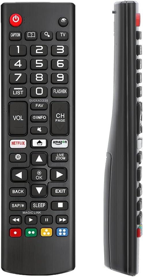 Universal for LG TV Remote, Replacement Remote Control for LG Smart TVs. with Netflix Quick Button. 1-Year Warranty.