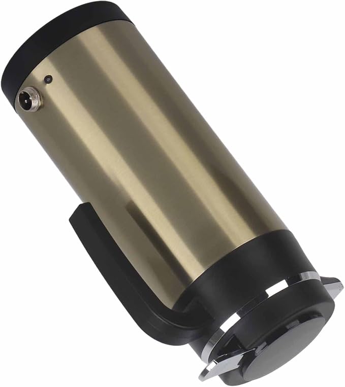 Keenso Car Kettle Boiler 1200ML 24V Stainless Steel Electric Incar Kettle Car Heating Cup Travel Thermoses Heating Water Bottle for Water Tea Coffee Milk(24V)