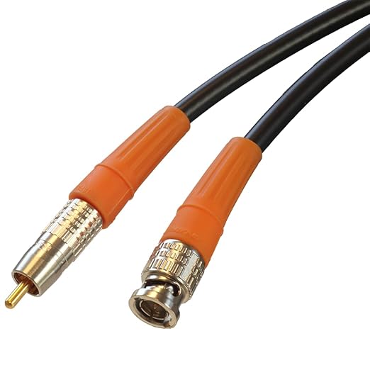 BJC Coaxial Digital Audio Cable (35 Foot, RCA to BNC, Black)