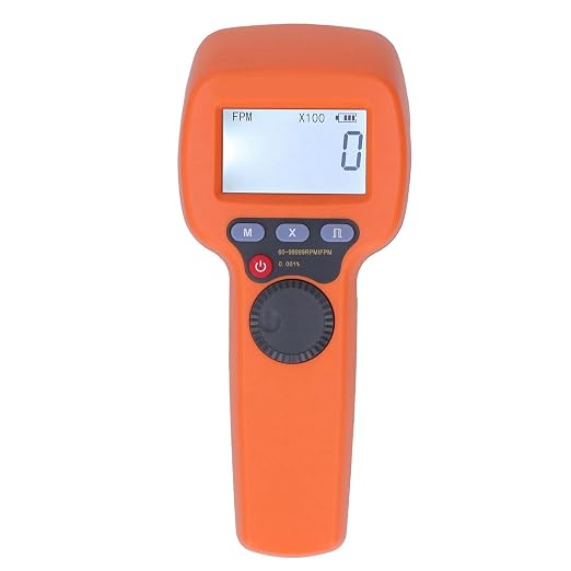 LED Stroboscope, Digital Handheld Stroboscope 60-99999 RPM Tach Tester Rechargeable Non Strobe Tachometer