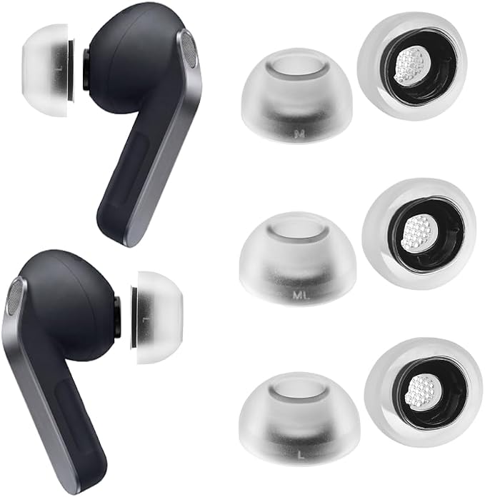 AZLA MAX for Galaxy Buds 4/3 Pro Ear Tips - Samsung-Certified Ear Tips | SMAPP-Certified, Galaxy Buds 4/3 Pro, Matte Surface, Pressure-Free, Comfortable Fit, Easy to Clean, Medical Silicone