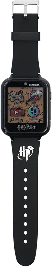 Harry Potter Kids Smart Watch – Interactive Touchscreen Watch with 10 Changeable Faces, Camera, Games, Alarm, Stopwatch, Step Counter & Calculator – Fits Wrists from 5.5" to 8"