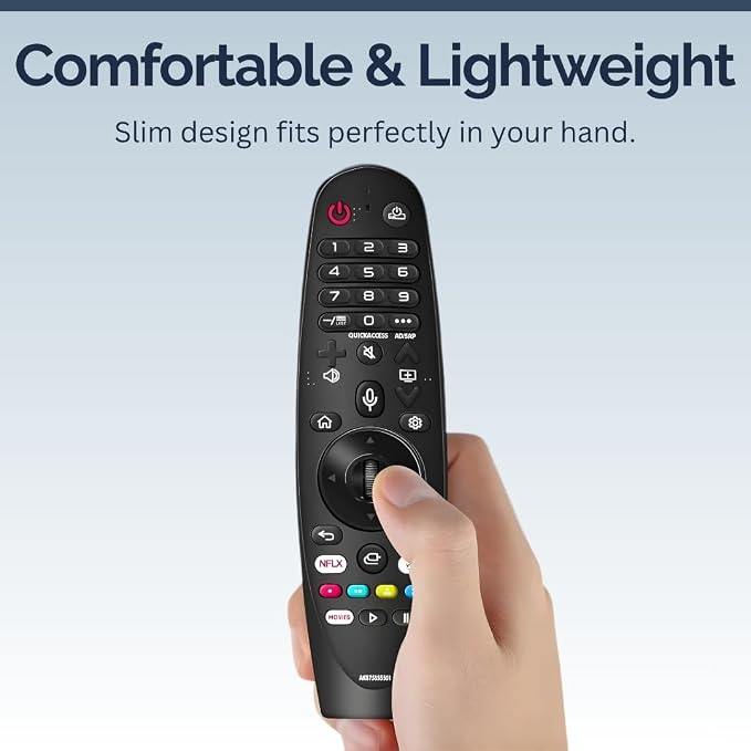 2 Pack AKB75855501 LG Magic Remote Control Replacement - Easy Setup, Voice Control, Shortcut Keys - Works with LG OLED, NanoCell, UHD, ThinQ & WebOS TV MR20GA MR21GA MR22GN MR23GN MR24GN