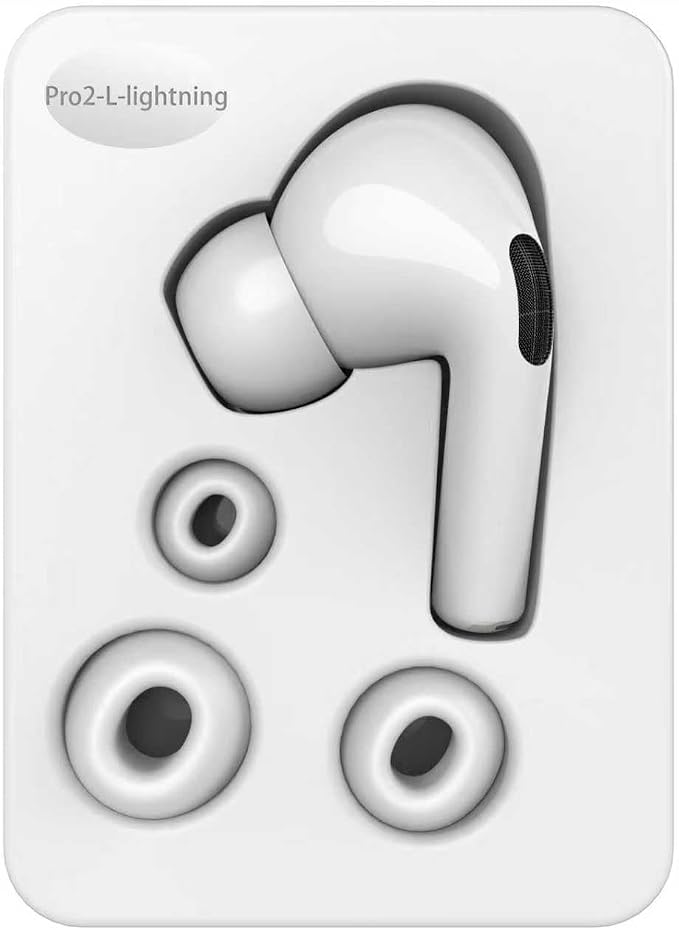 OEM A2698, A2699 Single Left Side Earbud Replacement for Pro2nd, Compatible with Original A2700 Charging Case with Lightning Port, Ear Cushion