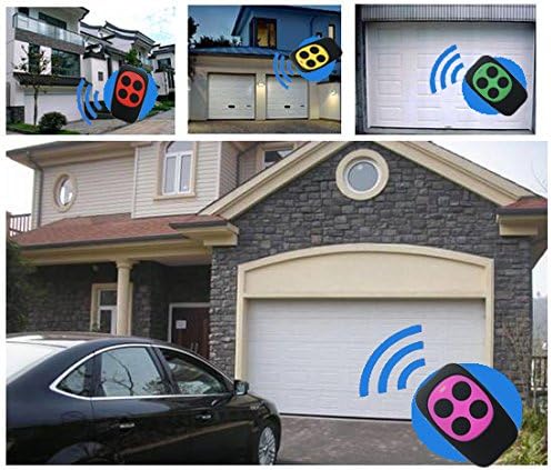 Universal Garage Door Opener Remote Cloner Universal Gate Opener Remote Cloning Homelink Programmable Learning Key Fob 4-Buttons Multi Frequency 280MHZ-868MHZ (Green)