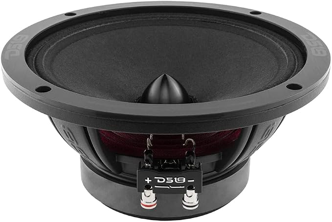 DS18 PRO-ZXI8.4BM 8 Inches Car Audio Mid-Range Loudspeaker with Bullet 700 Watts 4-Ohm (1 Speaker)