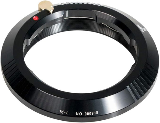 TTArtisan Lens Adapter for Leica M Lens to Leica S/SL/CL Mount Camera,Panasonic S Mount Camera,Sigma FP Mount Camera Body Black