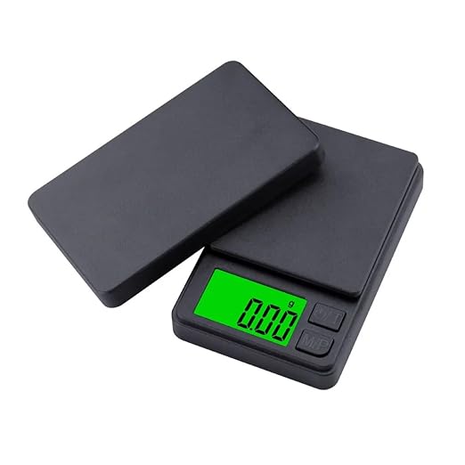 High Precision Luggage Scale - 4pcs Mini Digital Pocket Scale (200g/500g, 0.01g) with LCD Backlight, Portable Handheld Weighing Tool for Jewelry and Travel (Black 500g 0.01g)