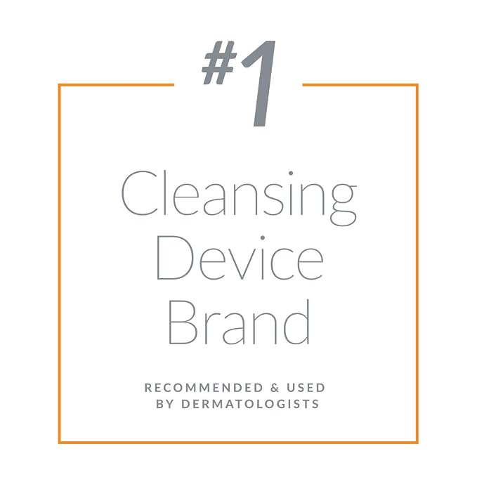 Clarisonic Sonic Face Exfoliator Cleansing Brush Head | Gentle Exfoliating Brush to Brighten Skin | Suitable for Sensitive Skin