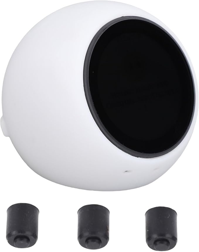Semme AI Desk Robot Smart Talking Robot Companion Voice Wake Up 1.28 Inch Screen with 5.0 WiFi Weather Clock Video Music Playback for Kids Adults