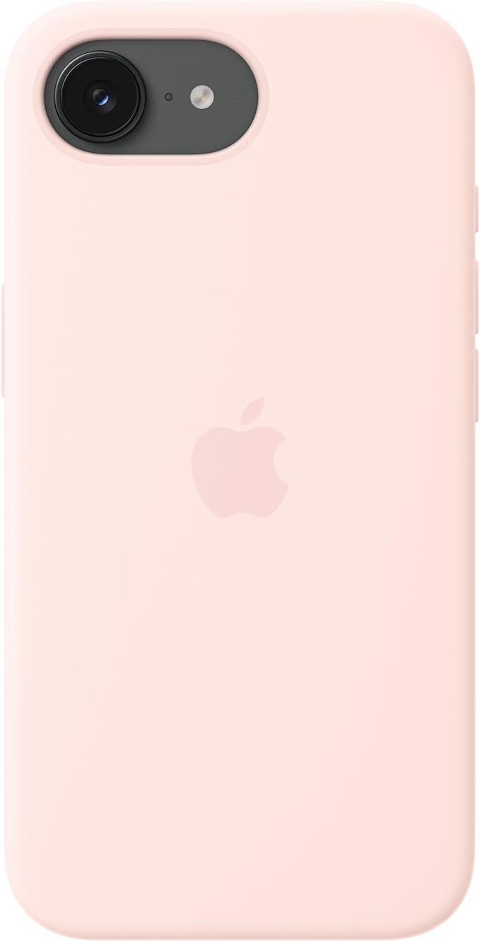 Apple iPhone 17e Silicone Case with MagSafe – Soft Pink