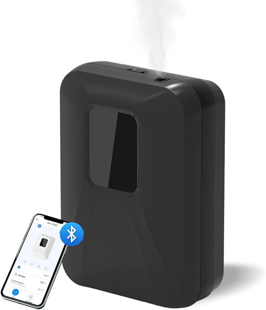 Smart Bluetooth Scent Air Machine for Home, 1000 Sq.Ft Waterless Oil Diffuser with Cold Air Diffusion Tech, Fragrance Diffuser for Essential Oils for Small Room, Office, Hotel, Spa