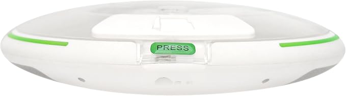 Automatic Pill Dispenser with Flashing Light, Sound, Alarm and Safety Lock, 28-Day Electronic Medication Organizer – Dispense Vitamins and Tablets Up 6 Times/Day – Easy Read Display (Clear)