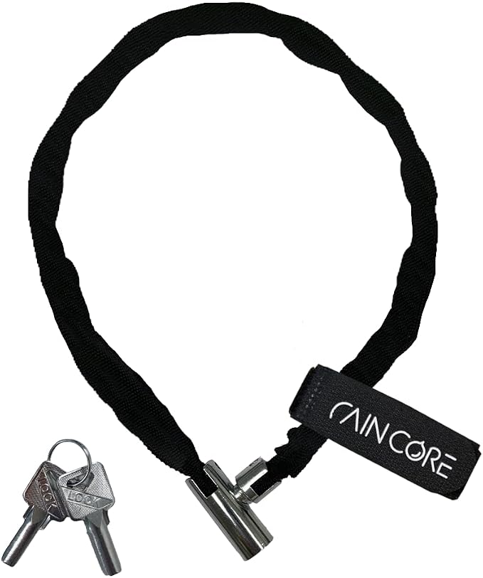 RAINCORE Keyed Bike Cable Lock – Lightweight Cut-Resistant Composite Fiber Security Cable – Anti-Theft Heavy Duty Bicycle Lock – 24inch (60cm), 0.31lb – Patented in Korea (24 inch)