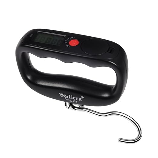 Kitchen Scale Portable Pocket Scale 50Kg 10G LCD Digital Electronic Handheld Hook Scale with Luggage Hanging Scale Backlight Balan Weighing Kitchen Supplie