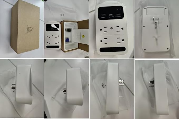 2026 Upgraded 4K Hidden Camera with Night Vision,Wireless WiFi Wall Outlet Camera,Motion Detection|SD Storage Indoor Camera for Pet|Home|Office (White)