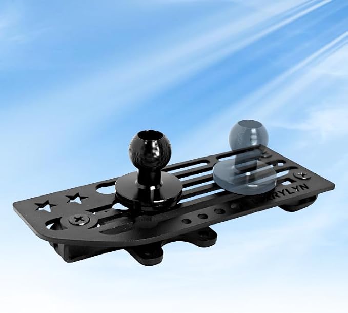 WXRYLYN All Metal J eep Wrangler Phone Mount for 2024+ J eep Wrangler JL 4xe Gladiator| Full Metal Dash Phone Mount Phone Holder for iPhone 17/16 & Android | OEM Screw Hole Installation
