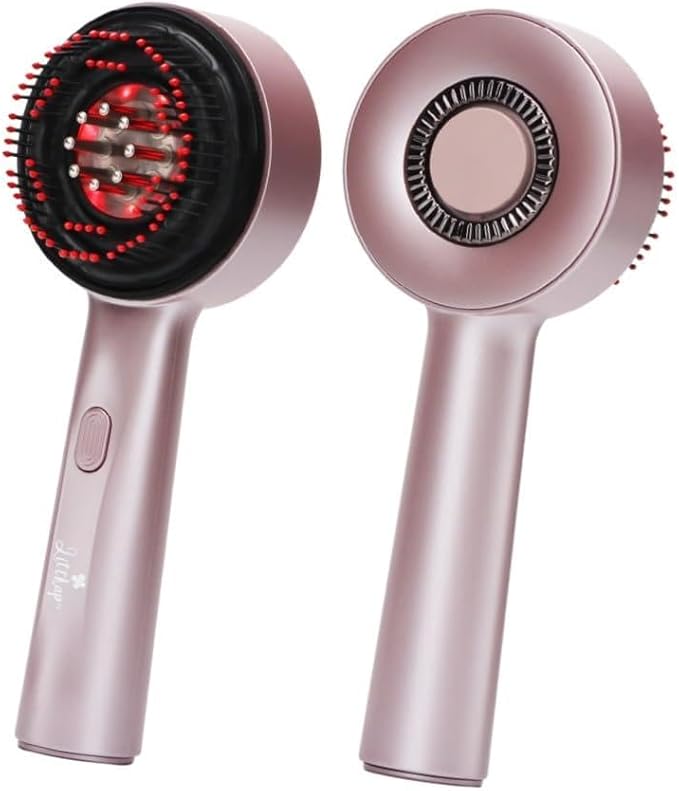 3 in 1 Scalp Massager Hair Growth Hair Oil Applicator,Electric Scalp Brush for Home,IPX7 Waterproof Electric Head Massager,Pink