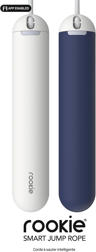 Tangram Smart Rope Rookie – Smart Jump Rope with Counter & App, Bluetooth Fitness Tracker, Adjustable Jump Rope for Weight Loss, Cardio, HIIT & Home Workouts