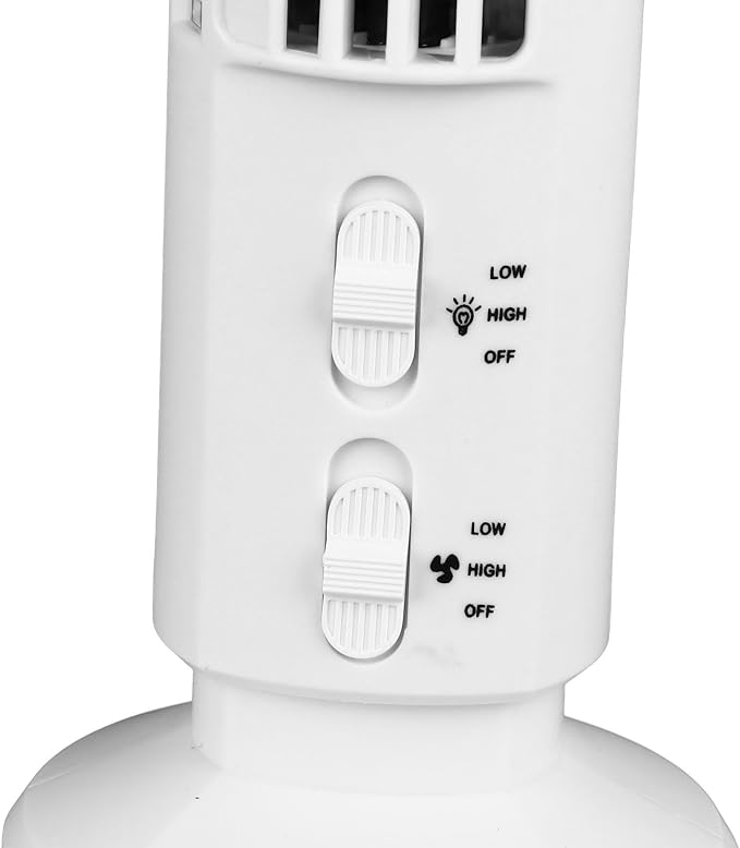 Portable Bladeless Tower Fan USB Desk Cooling Fan Quiet Night Light Air Circulator for Home Bedroom Office Sleep Aid Personal Space