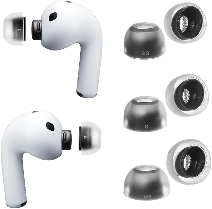 AZLA MAX AirPods Pro 3 Ear Tips, Medical Silicone Ear Tip Replacement