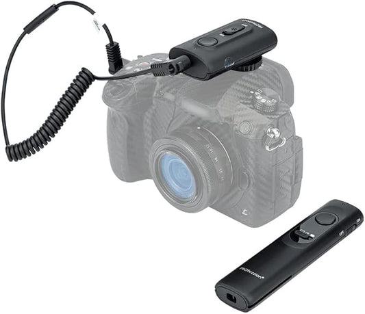 PROfezzion [164'] Wireless Shutter Release Remote Control for Panasonic Lumix S5 II S5 IIX GH6 G7 G9M2 GH5 G85 S5 S1R S1H GX8 GH7 FZ2500 FZ2000 Camera, Radio Control Shutter Release with AAA Battery
