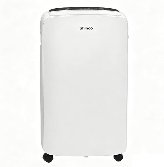 Shinco 40 Pints Dehumidifier for Home and Basements, 2000 Sq.Ft Dehumidifiers with Drain Hose, Auto or Manual Drainage, Auto Defrost, Quietly Remove Moisture, Intelligent Humidity Control, 24HR Timer
