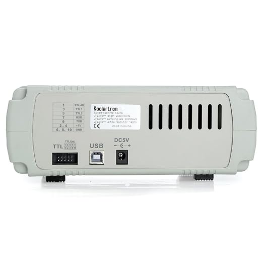 Koolertron Upgraded 15MHz DDS Signal Generator Counter,High Precision Dual-Channel Arbitrary Waveform Function Generator Frequency Meter 200MSa/s (15MHz)