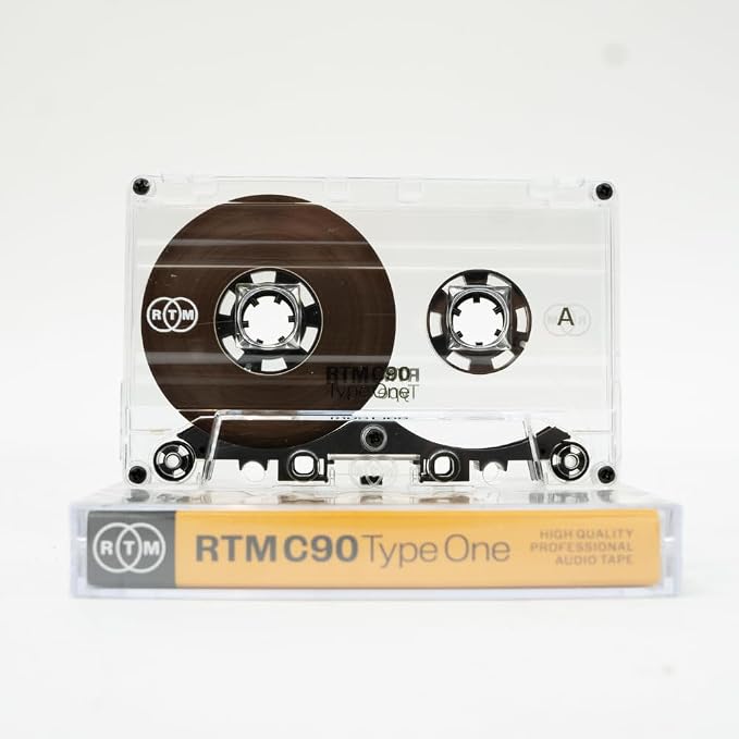 RTM C90 | Type One 90 Minute Blank Music Cassettes | Ideal for Music Recording | Studio Quality | Pack of 10 Cassettes