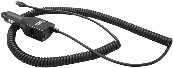Uniden LRDACRJ1148, 12-Volt DC Power Adapter Coiled Cord for Uniden R8w, R8, R7, R4w, R4 Radar Detectors