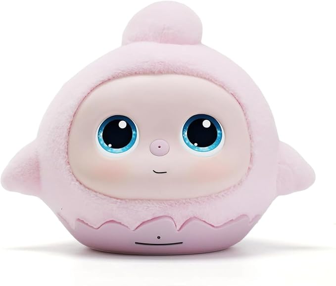 Interactive Plush Talking Companion AI Robot Pet, Cute Live Pets for Kids, Gifts for Girls & Boys | Rechargeable electronic pet toy, desk robot for play, bedtime, learning, emotional comfort, Soft plush, Gift for boys, girls