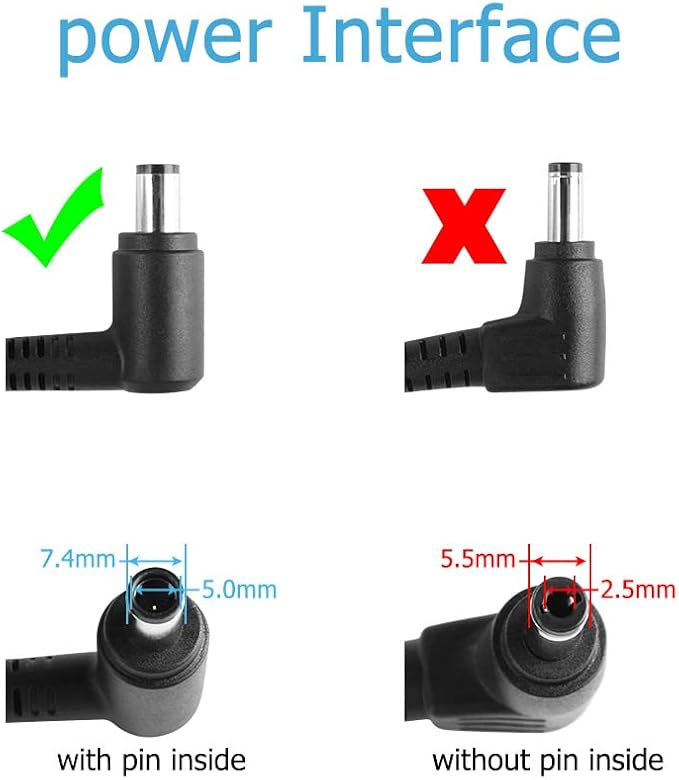 19.5V 11.8A 230W AC Charger Adapter Replacement for Intel NUC KIT NUC8i7hnkqc NUC8i7hnk NUC8i7hvkva NUC8i7HVK NUC9i7FNH NUC9i5FNH NUC9i3FNH NUC9i9QNX NUC9i7QNX NUC9i5QNX
