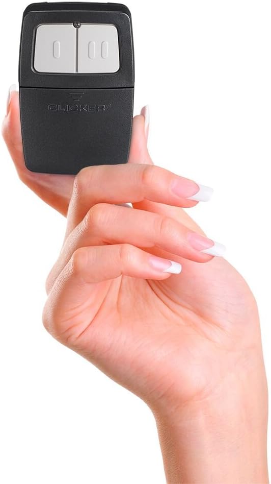 Clicker Klik1U Universal 2-Button Garage Door Opener Remote
