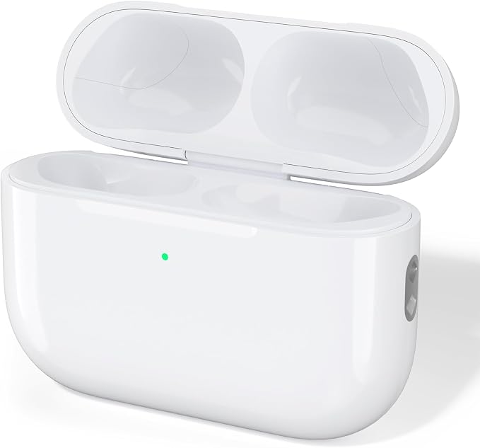 Wireless Charging Case Replacement for AirPods Pro 3 (2025 Release), USB-C Port with Pairing & Sync Button, Replacement Airpods Pro 3 Charging case Support Wireless Airpods pro 3 Charger case
