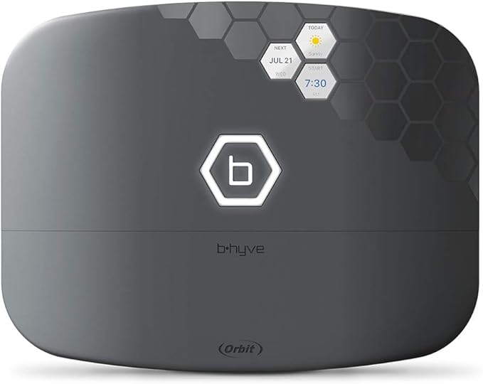 Orbit B-hyve XR Smart Sprinkler Timer - 16-Zone - WiFi-Enabled Indoor/Outdoor Irrigation Controller - App Control - Weatherproof Watering System - Multi Zone - Custom Programs - 57995