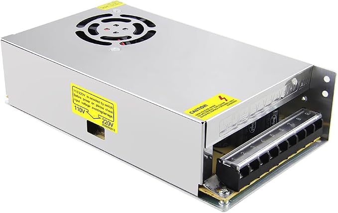 ALITOVE 12V Power Supply 25A 200W 12 Volt 25 Amp Transformer 110V/220V Universal Switching Power Adapter AC to DC Converter for LED Strip Light CCTV Camera Security System 3D Printer Stereo Radio