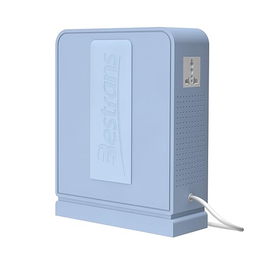 2000W Step Up Transformer 110v to 220v Converter, Heavy Duty Voltage Converter 110v-120v to 220v-240v with Dual Outlets, Overload Protection & Ultra-Quiet for Home Appliances, Light Blue