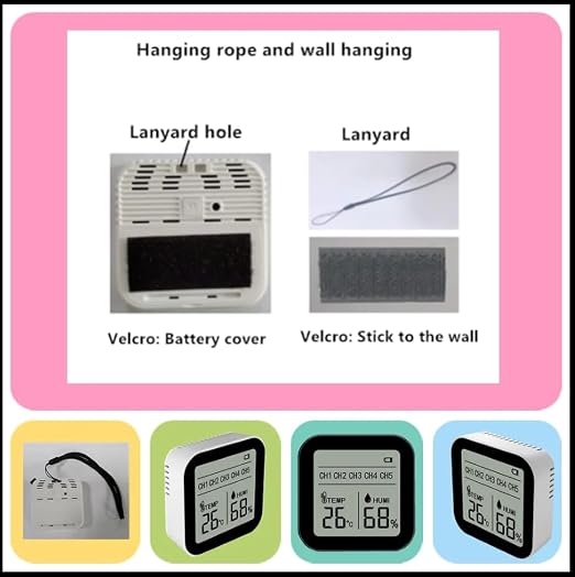 20-in-1 Smart WiFi Air Quality Monitor CO2 TVOC HCHO PM2.5 PM10 & Weather Stations Wireless Indoor Outdoor Thermometer with 5 sensors ，Air Quality Tester for Bedroom, Smart Home, Phone APP.