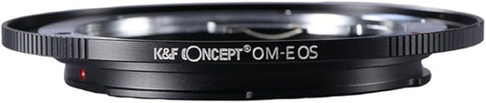 K&F Concept Lens Mount Adapter, Olympus OM Lens to EF Camera for 1D, 1DS, Mark II, III, IV, 5D, Mark II, 7D, 40D, 50D, 60D, 70D, Digital Rebel T2i, T3, T3i, T4i, T5i, SL1