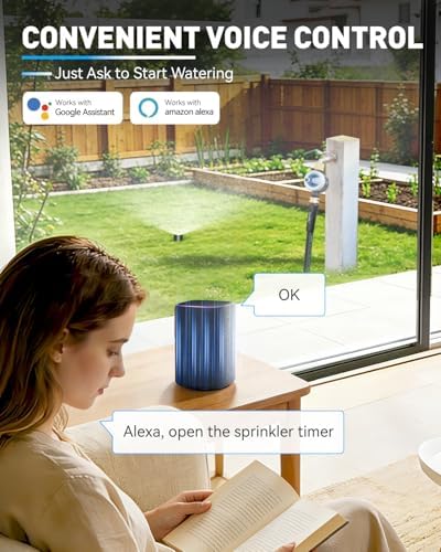RAINPOINT WiFi Water Timer, Sprinkler Timer for Garden Hose with WiFi Hub