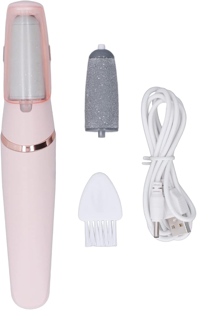 Electric Foot Grinder Callus Remover File for Feet 2 Levels Speed Setting Ergonomic Design USB Charging Grinder