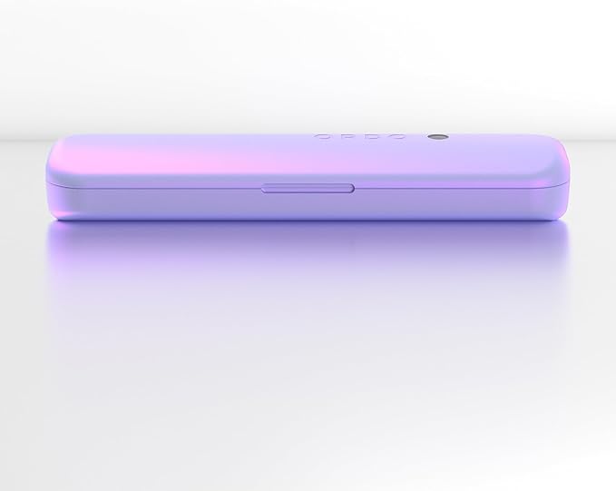 ORDO Sonic+ Electric Toothbrush with Case, Sonic Toothbrushes for Adults, Charging Travel Case, 4 Brushing Modes, Fast Rechargeable Battery, Silicone Polishing, USB Charger, Pearl Violet
