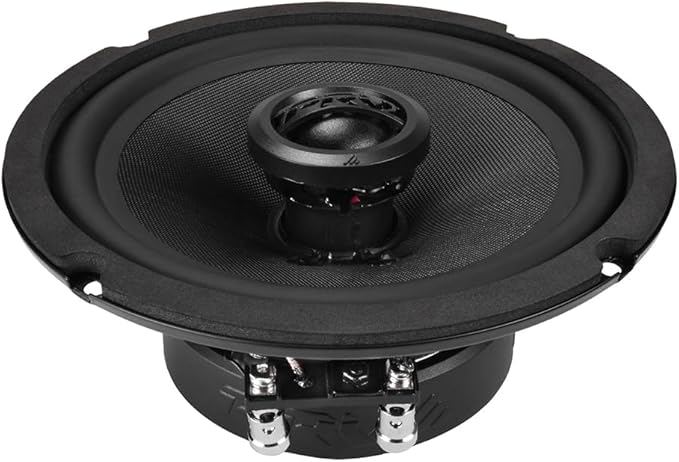 PRV AUDIO 6.5 Inch 2-Way Car Coaxial Speakers 160 Watts per Pair 4 Ohm RS65-CX, Premium Speaker Built-in Neodymium Tweeters with Grill Included - Great for Car Stereo Sound System (Pair)