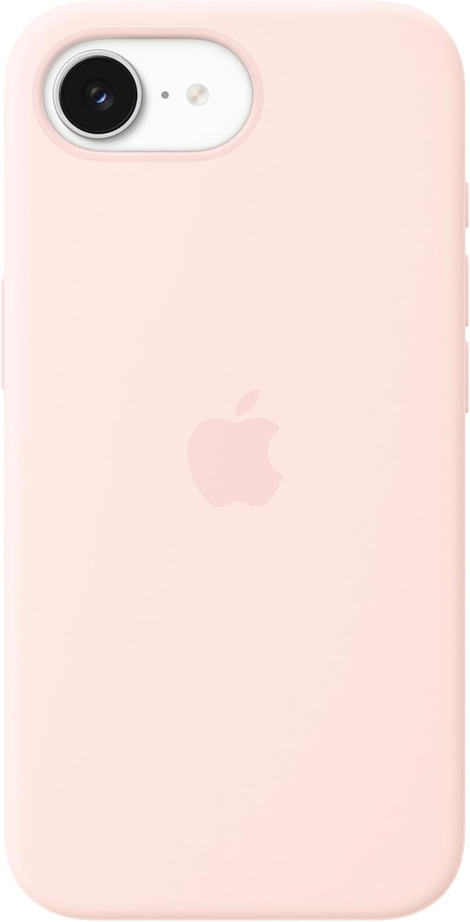 Apple iPhone 17e Silicone Case with MagSafe – Soft Pink