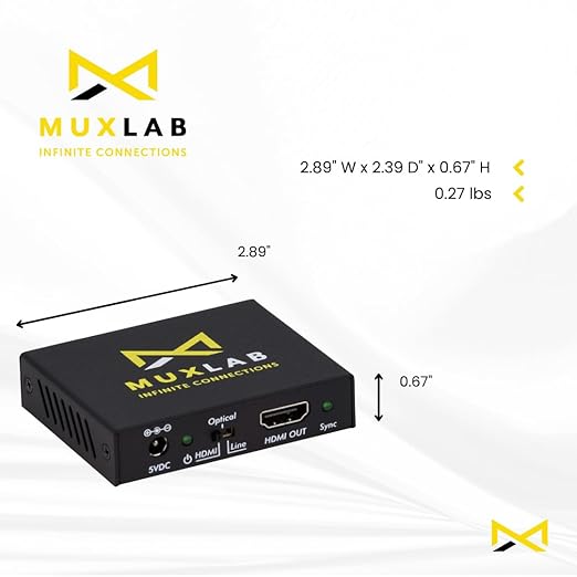 HDMI to HDMI with Audio Embedder | 4K2K@50/60Hz (4:4:4) | HDMI 2.0b (18Gbps) | HDCP 2.2 | DVI 1.0