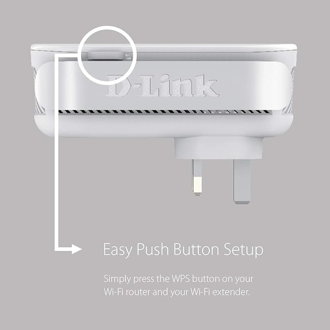 D-Link WiFi Range Extender, AC2000 Mesh Plug In Wall Signal Booster, Cover up to 2600 sq.ft. Dual Band Wireless Repeater Access Point for Smart Home (DAP-1820-US)