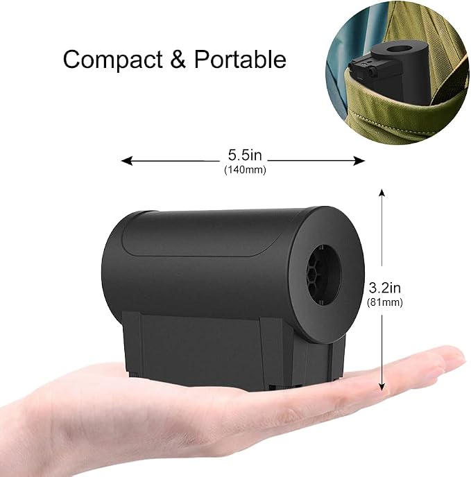 Electric Air Pump, Portable Air Pump for Inflatables, Rechargeable Pumps with Nozzles for Air Mattress,Swimming Rings,Padding Pools