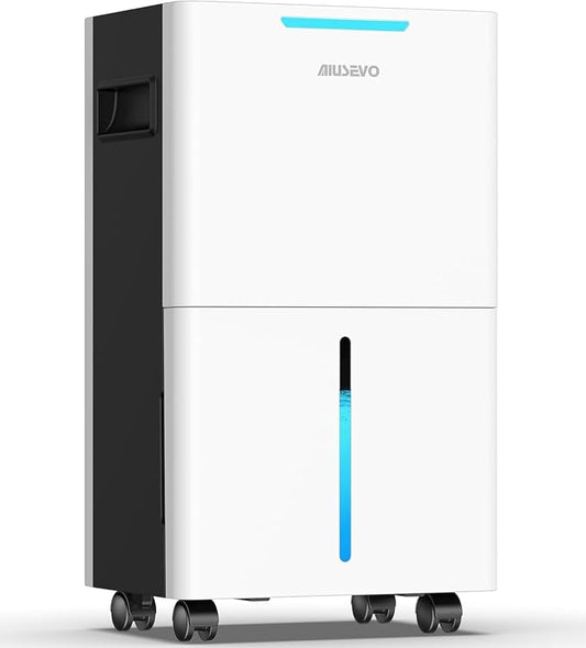21 Pints Dehumidifier for Basement and Large Room, 1500 Sq. ft Dehumidifiers for Home with Drain Hose, Intelligent Humidity Control, 3 Modes, 24H Timer
