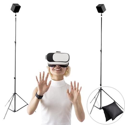 Skywin VR Tripod Stand for HTC Vive Base Station - 2 Adjustable Stands | Stable Tracking, Compatible with HTC Vive, Sensor Stand & Base Station Mount for Vive Sensors or Oculus Rift Constellation