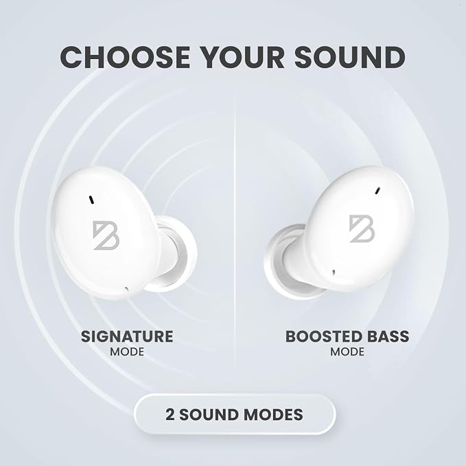 Back Bay Audio Wireless Earbuds for Small Ears, Award-Winning Sound w/Bass Mode, Durable Sweatproof Bluetooth Earbuds, Comfortable for All Ears